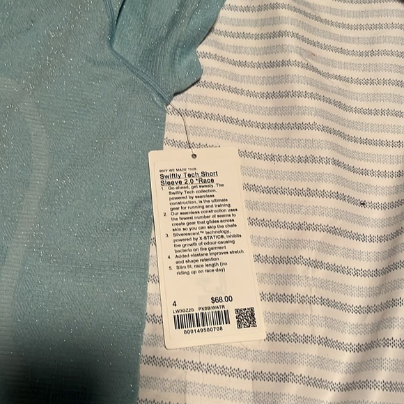Lululemon Swiftly Tech.  Sparkle thread - Picture 2 of 4
